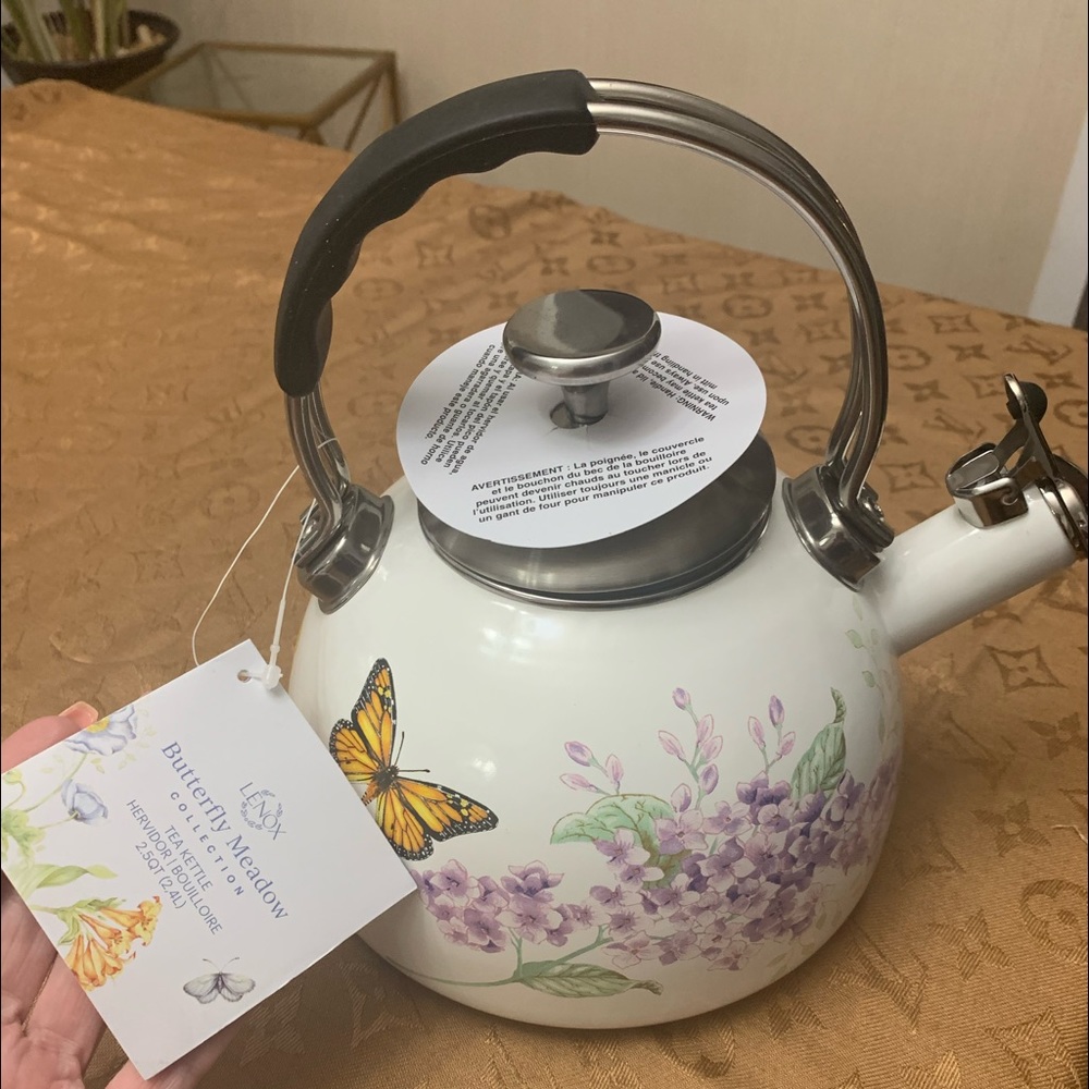 Lenox Butterfly Meadows Tea Kettle